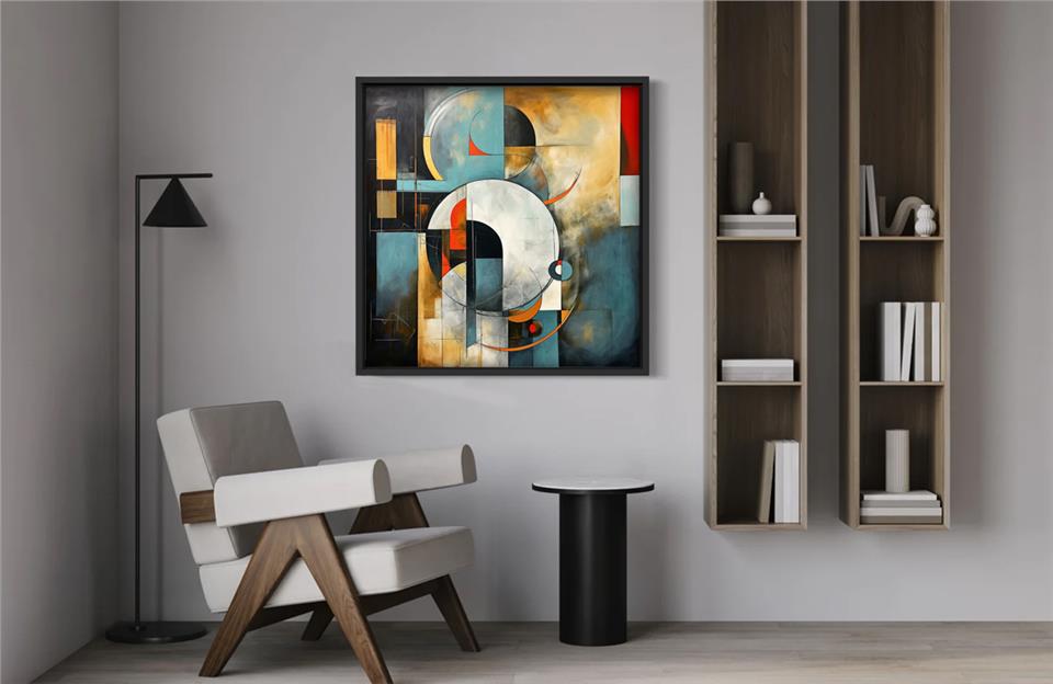 Ahşap Yağlı Boya Dokulu Tablo Layers 454