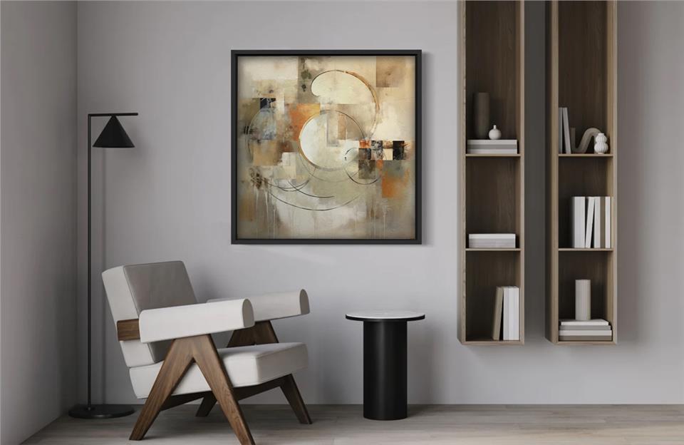 Ahşap Yağlı Boya Dokulu Tablo Smooth 456