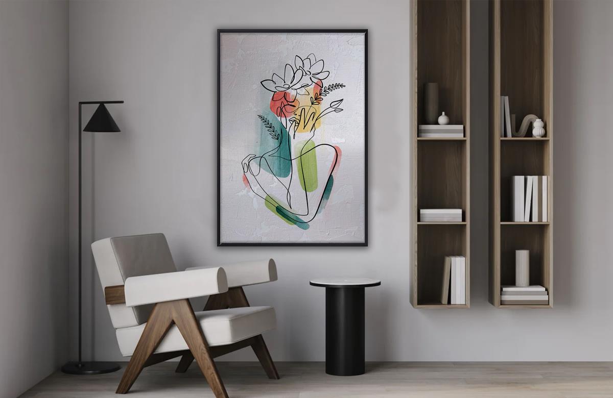 Traverten Dokulu Tablo Sükunet 465