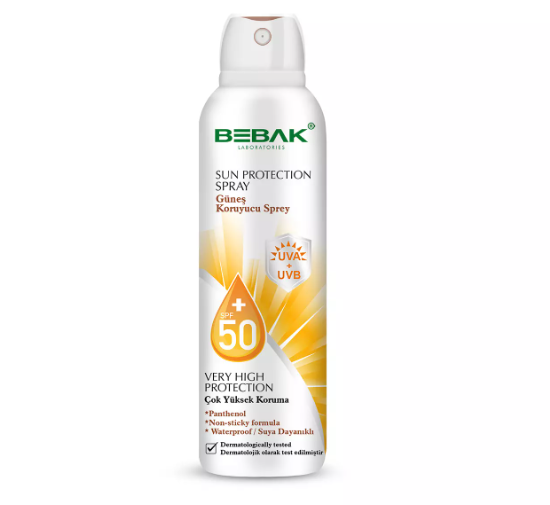 BebakBEBAK GÜNEŞ KORUYUCU SPREY SPF50+ 150ML