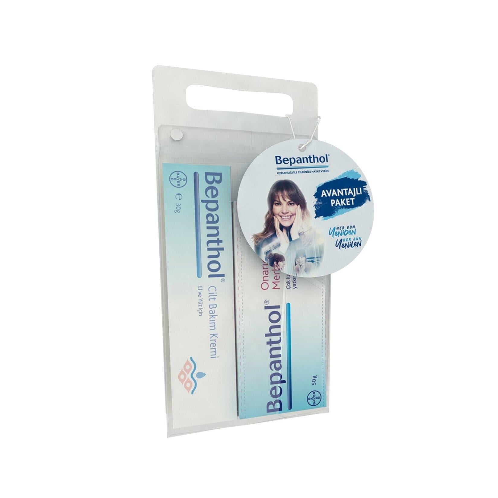 BEPANTHOLBEPANTHOL CİLT BAKIM KREMİ 30 GR + ONARICI BAKIM MERHEMİ 50 GR