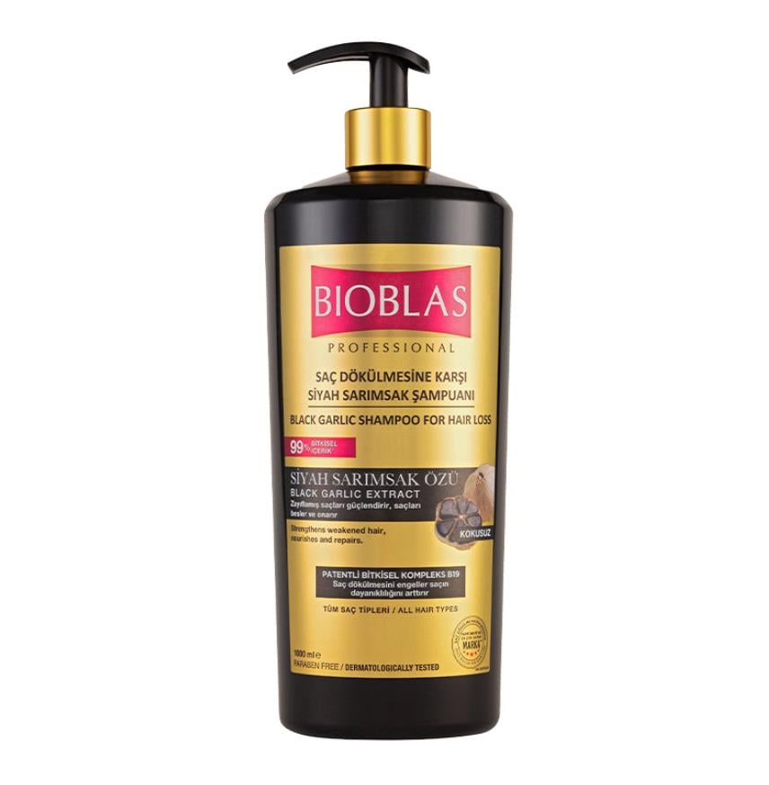 BİOBLAS PROFESSİONAL SİYAH SARIMSAK ŞAMPUANI 1000 ML