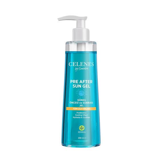 CELENES CELENES HERBAL GÜNEŞ ÖNCESİ VE SONRASI NEMLENDİRİCİ & FERAHLATICI JEL 200 ML