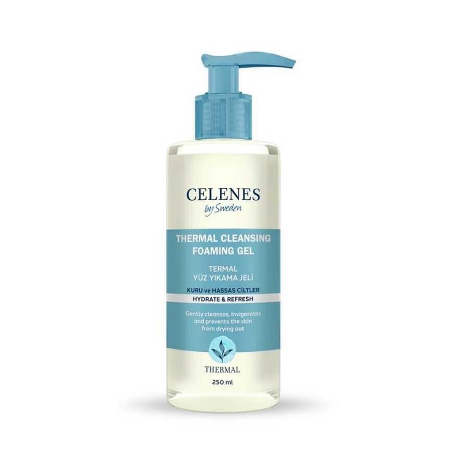 CELENES THERMAL YÜZ YIKAMA JELİ 250 ML (KURU VE HASSAS CİLTLER )