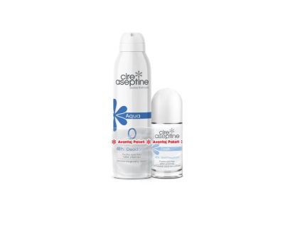 CİRE ASEPTİNECİRE ASEPTİNE AQUA DEODORANT 150ML+FRESH ROLLON 60ML AVANTAJ PAKETİ