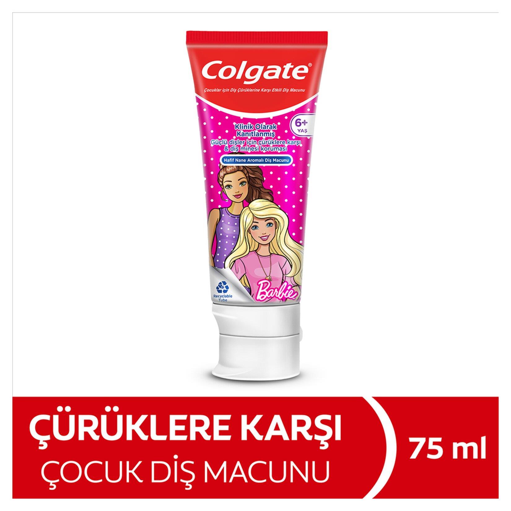COLGATECOLGATE BARBİE  BATMAN ÇOCUK DİŞ MACUNU 75ML