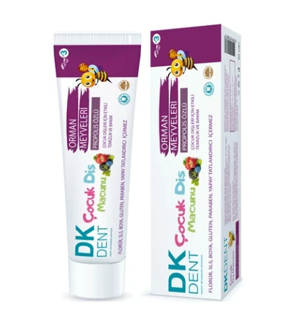 DefaultDERMOKİL DKDENT ORMAN MEYVELİ FLORÜRSÜZ ÇOCUK DİŞ MACUNU 50 ML