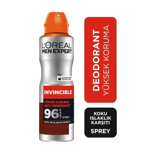 DeodorantLOREAL PARİSLOREAL PARİS MEN EXPERT INVİNCİBLE KOKU VE ISLAKLIK DEODORANT 150 ML