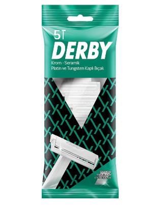 DERBYDERBY TIRAŞ BIÇAĞI TEK 5'Lİ POŞET