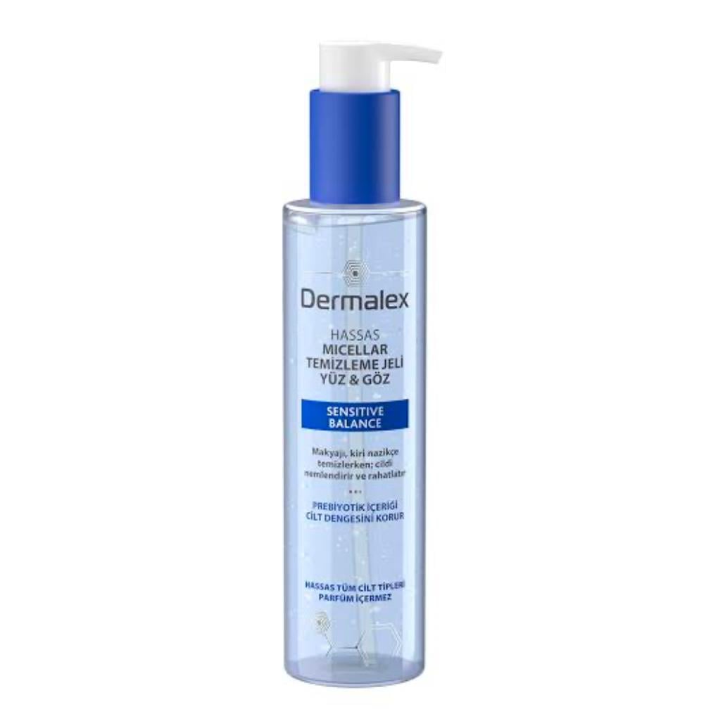 DERMALEXDERMALEX HASSAS MİCELLER TEMİZLEME JELİ YÜZ&GÖZ 200 ML