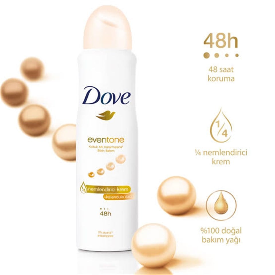 DOVE EVEN TONE KADIN DEODORANT SPREY 150 ML