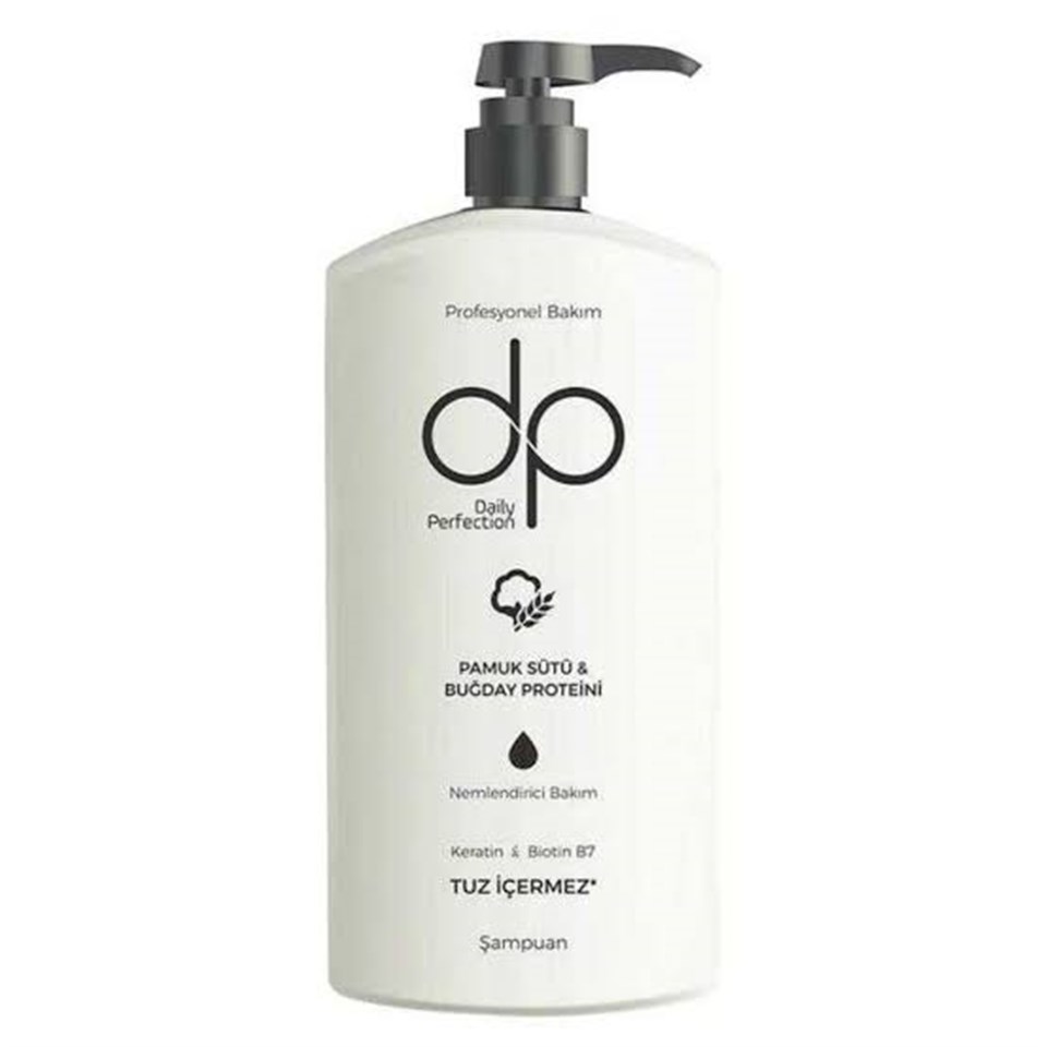 DP TUZSUZ  ŞAMPUAN PAMUK SÜTÜ BUĞDAY PROTEİN 500ML