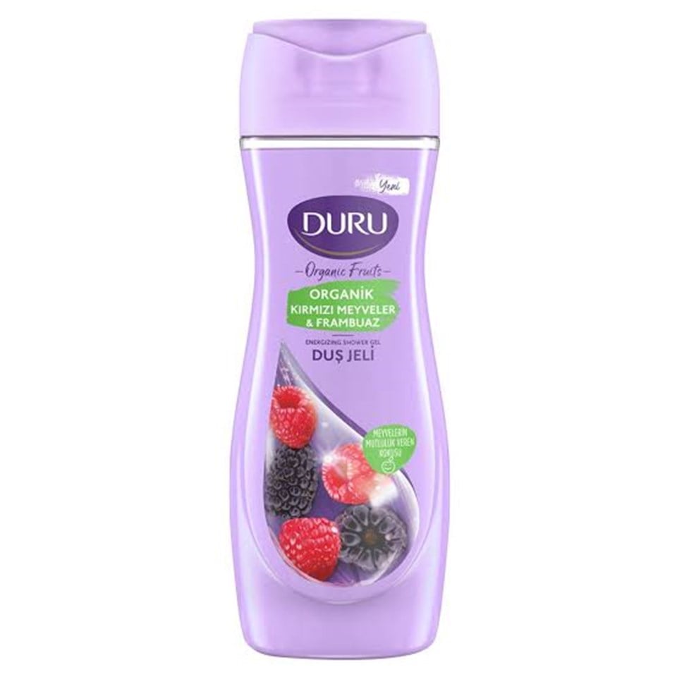 DURU ORGANİK KIRMIZI MEYVELER &FRAMBUAZ DUŞ JELİ 450ML