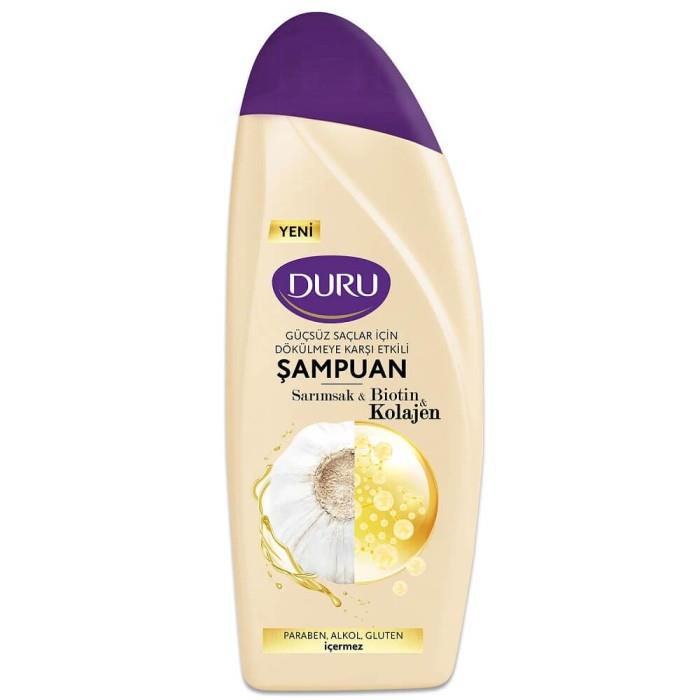 DURUDURU SARIMSAK & BİOTİN & KOLAJEN DÖKÜLMEYE KARŞI ETKİLİ ŞAMPUAN 700 ML