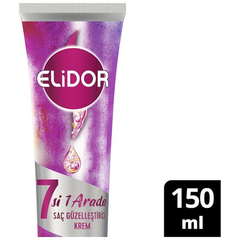 ELİDOR 7'Sİ 1 ARADA SAÇ GÜZELLEŞTİRİCİ DURULANMAYAN BAKIM KREMİ 150 ML