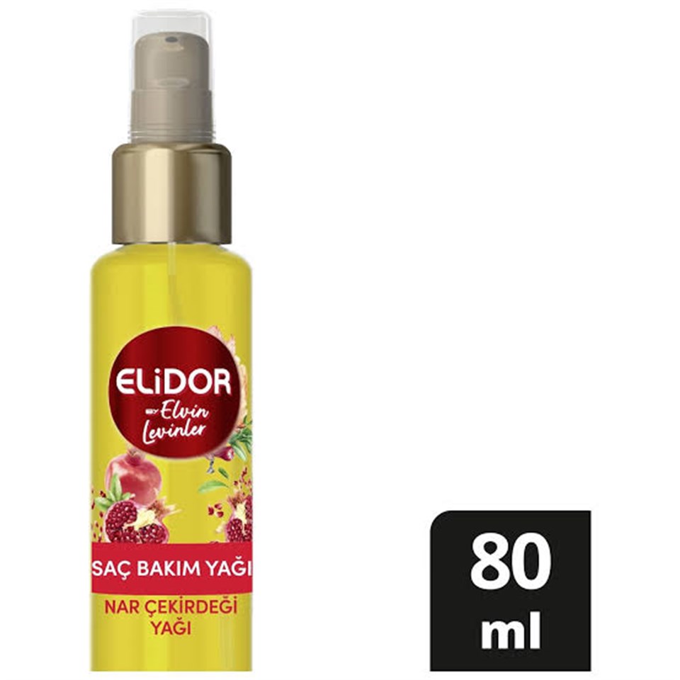 ELİDOR BY ELVİN LEVİNLER NAR ÇEKİRDEĞİ SAÇ BAKIM YAĞI 80ML