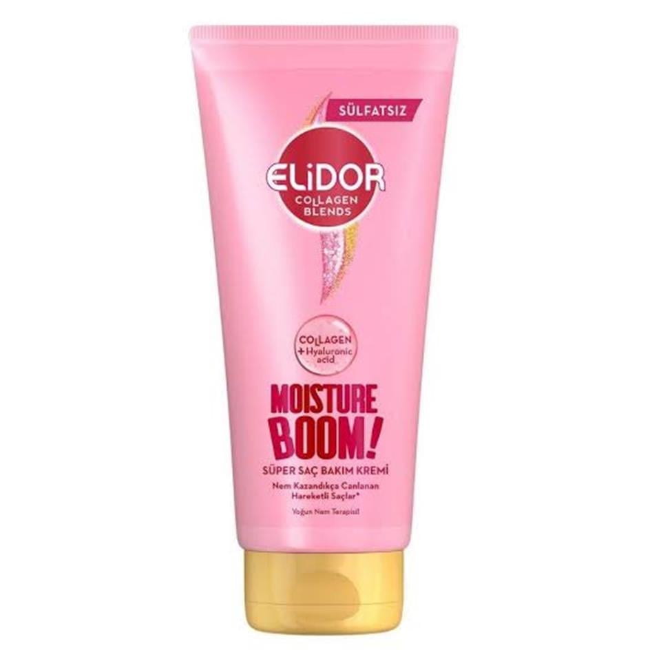 ELİDOR COLLAGEN BLENDS SÜLFATSIZ SÜPER SAÇ BAKIM KREMİ MOİSTURE BOOM YOĞUN NEM TERAPİSİ 170 ML 