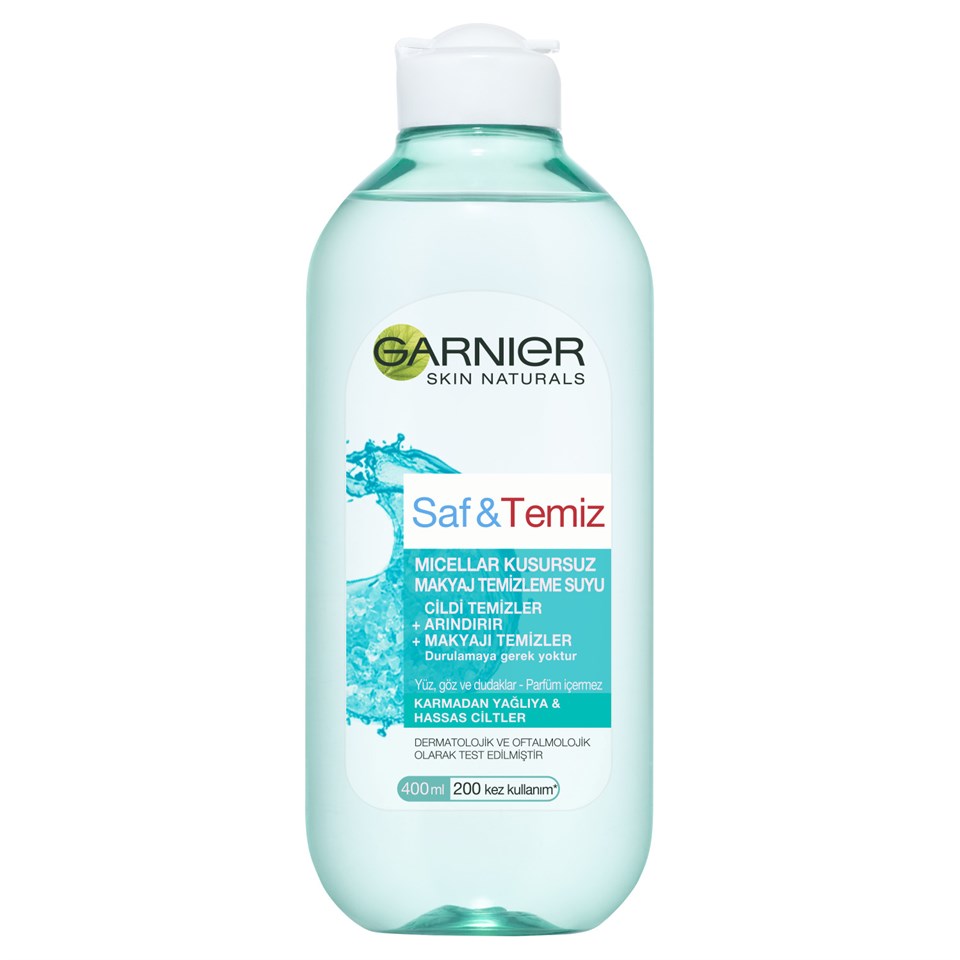 GARNİER SAF TEMİZ MAKYAJ TEMİZLEME SUYU 400ML