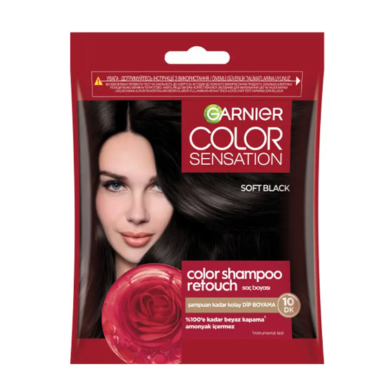 GARNİERGARNİER COLOR SENSATİON ŞAMPUAN BOYA 2.0 SOFT BLACK