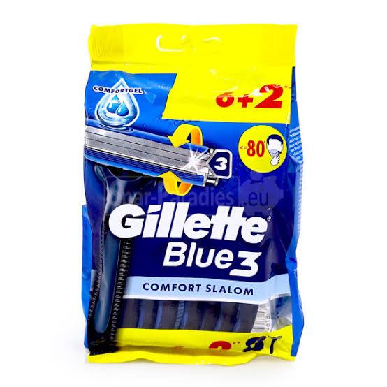 GİLLETTEGİLLETTE BLUE 3 SLALOM KULLAN-AT TIRAŞ BIÇAĞI 6+2 ADET