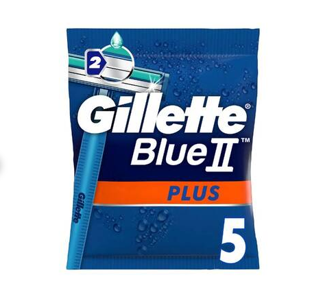 GİLLETTEGİLLETTE BLUE2 PLUS KULLAN AT TIRAŞ BIÇAĞI 5'Lİ