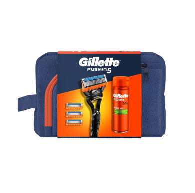 GİLLETTEGILLETTE FUSION YEDEKLI TIRAŞ MAKINESI + TIRAS JELI 200 ML + CANTA