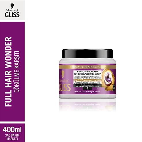 GLİSSGLİSS FULL HAİR WONDER SAÇ MASKESİ 400 ML