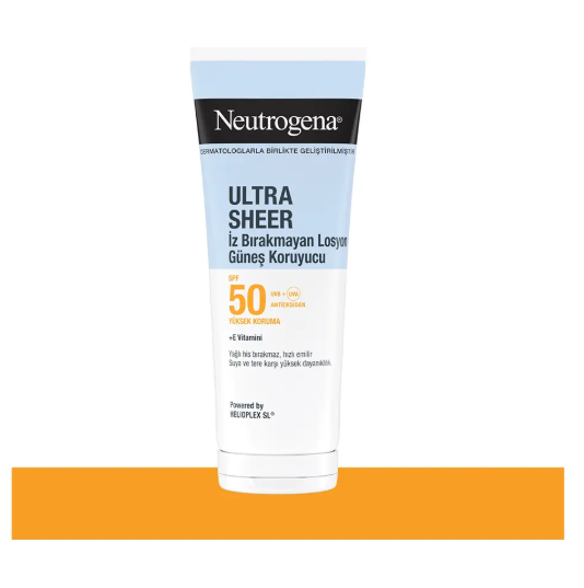 Güneş ÜrünleriNEUTROGENANEUTROGENA ULTRA SHEER SPF50+ GÜNEŞ KORUYUCU LOSYON 200 ML
