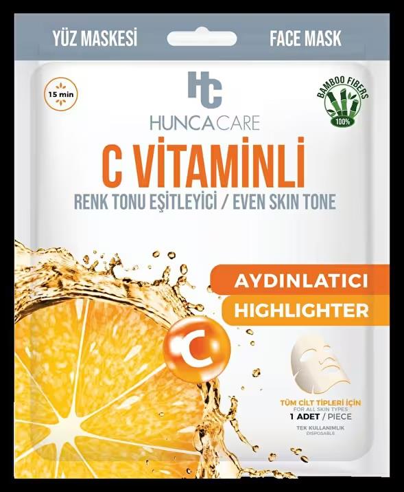 HUNCA CAREHUNCA CARE KAĞIT MASKE C VİTAMİNLİ