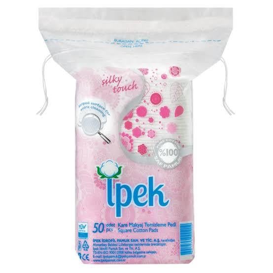 İPEKİPEK MAKYAJ TEMİZLEME PEDİ 50 ADET