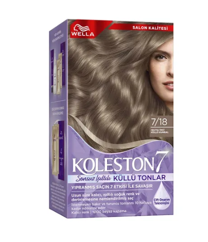 KOLESTONWELLA KOLESTON KİT BOYA-7/18 ORTA KÜLLÜ İNCİ KUMRA