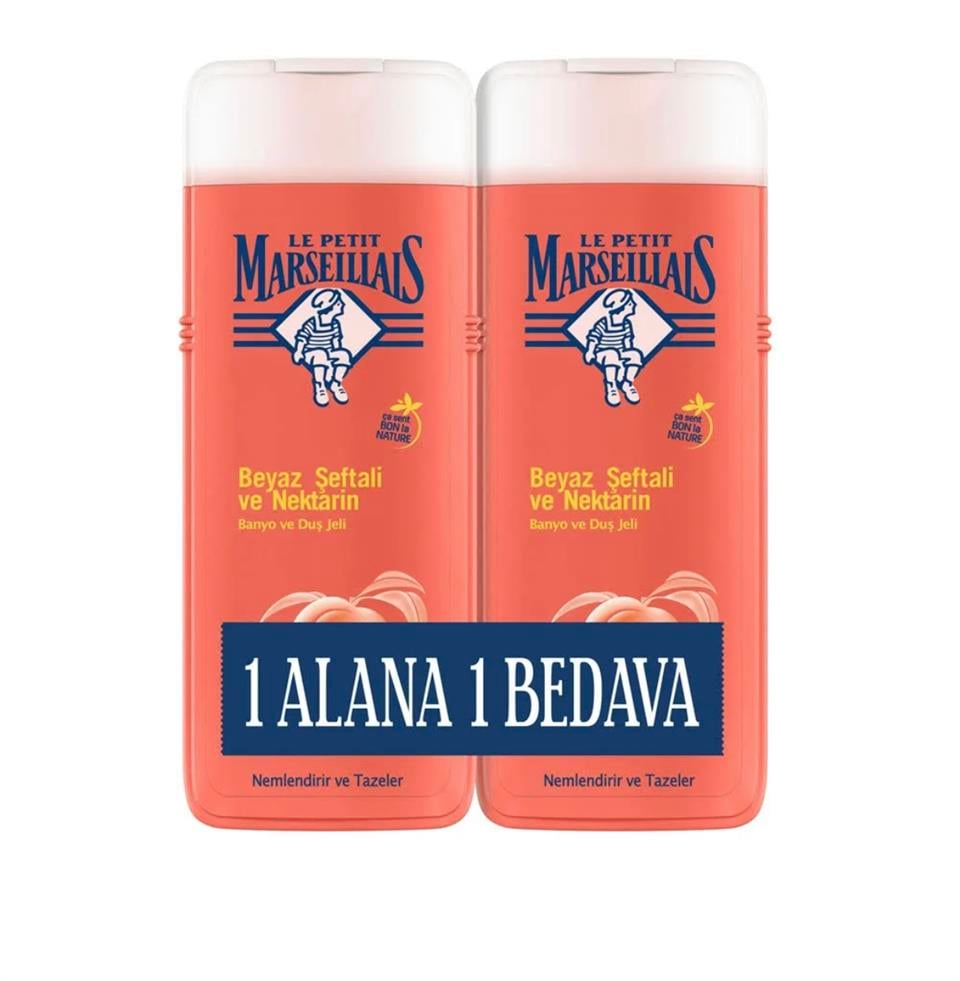 LE PETİT MARSEİLLAİS BEYAZ ŞEFTALİ VE NEKTARİN 2'Lİ DUŞ JELİ 400 ML