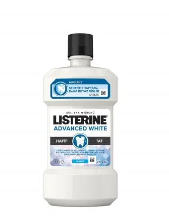LİSTERİNELİSTERİNE ADVANCED WHİTE HAFİF TAT 250 ML AĞIZ SUYU