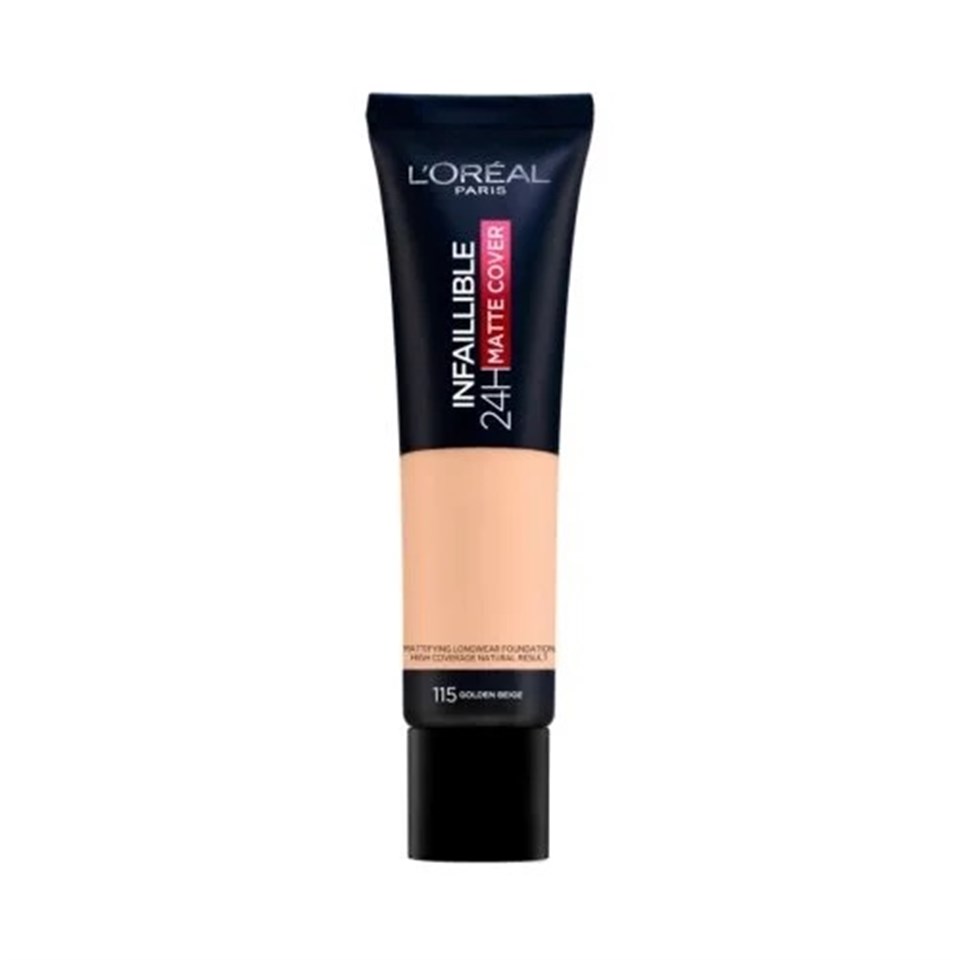 L'ORÉAL PARIS INFAILLIBLE 24H MATTE COVER YÜKSEK KAPATICI FONDÖTEN - 115 GOLDEN BEIGE