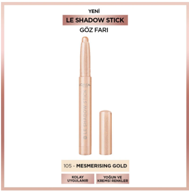 LOREAL PARİS MAKE-UPLORÉAL PARİS LE SHADOW STİCK 105 MESMER GOLD
