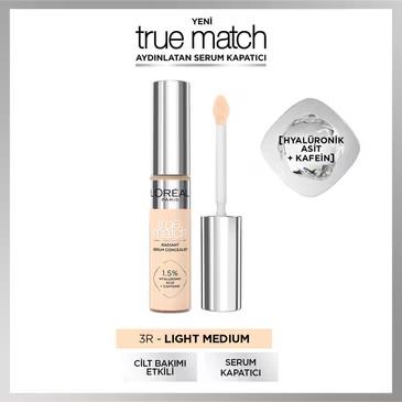 LOREAL PARİS MAKE-UPLOREAL PARİS TRUE MATCH AYDINLATAN SERUM KAPATICI 3R