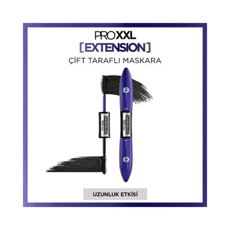 LOREAL PARİS PRO XXL EXTENSİON ÇİFT TARAFLI MASKARA - UZUNLUK ETKİSİ