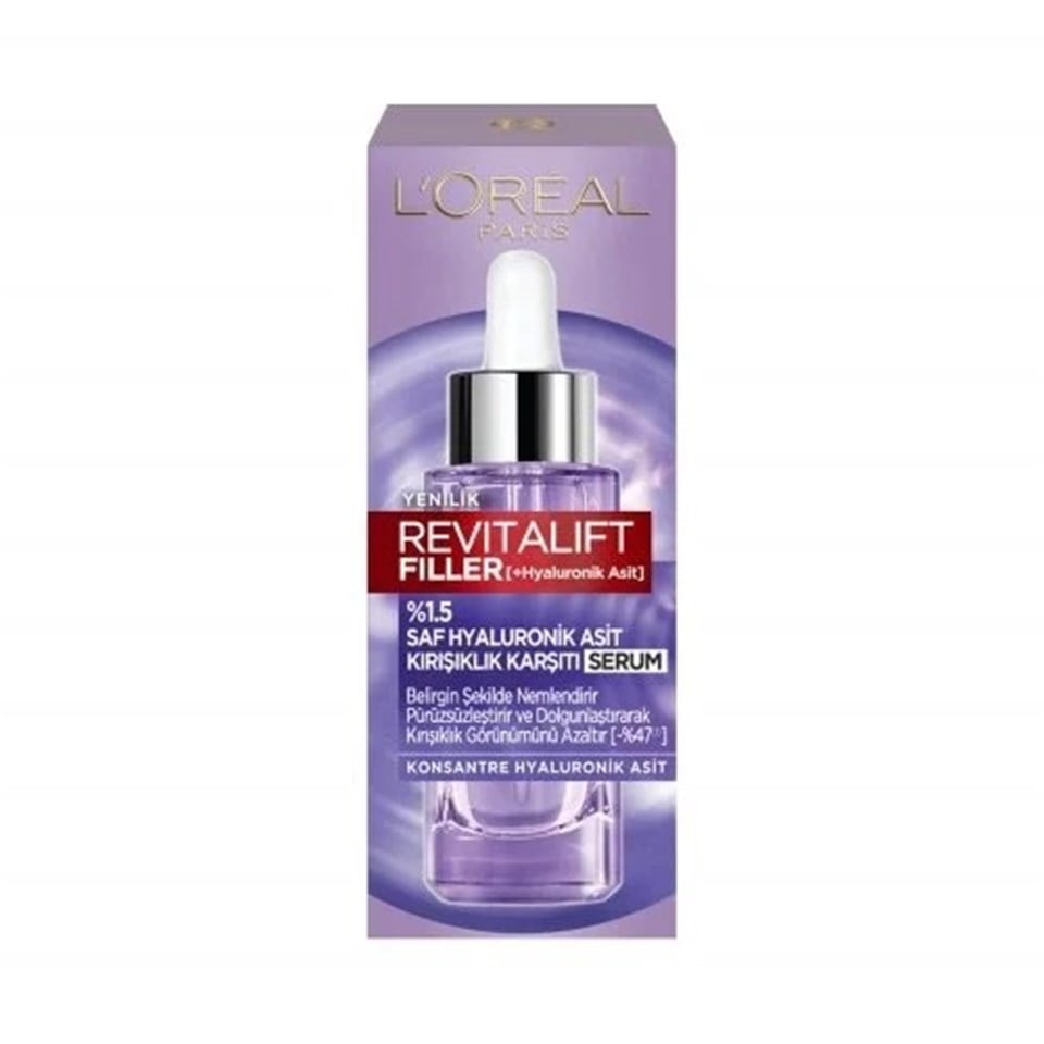 L'OREAL PARİS REVİTALİFT FİLLER HYALURONİC ANTİ-WRİNKLE SERUM 50ML 