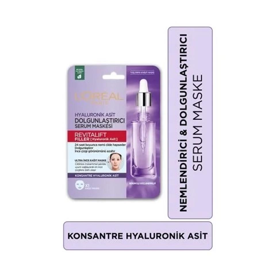 LOREAL PARİS REVİTALİFTFİLLER DOLGUNLAŞTIRICI YÜZ MASKESİ 30 GR
