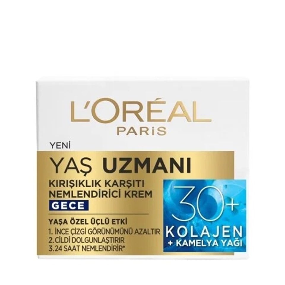 LOREAL PARİS YAŞ UZMANI 30 BESLEYİCİ KIRIŞIK KARŞITI KREM