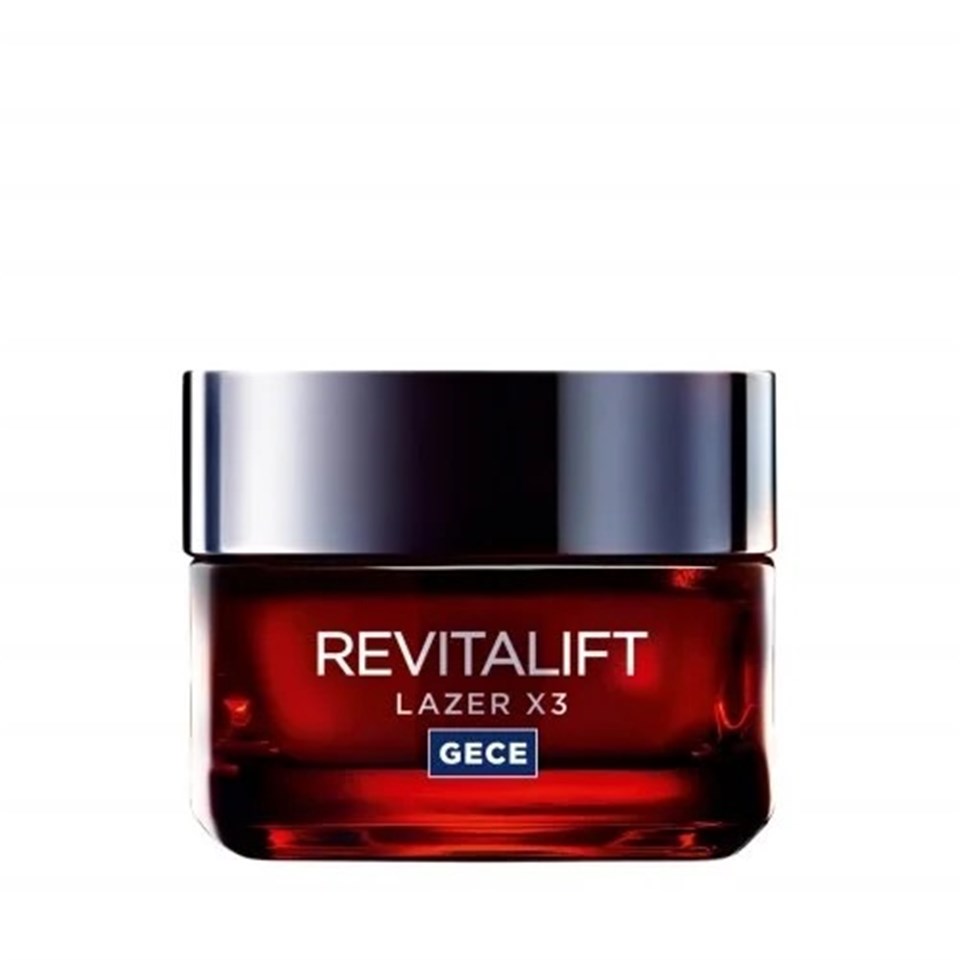 LOREAL REVINTALIFT LAZER 3X YOĞUN YAŞLANMA KARŞITI GECE KREMİ 50ML