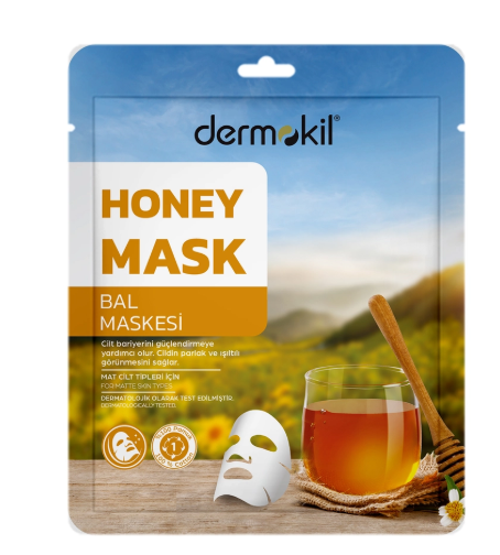 MaskelerDERMOKİLDERMOKİL MAT GÖRÜNÜMLÜ CİLTLER İÇİN BAL MASKESİ 20 GR