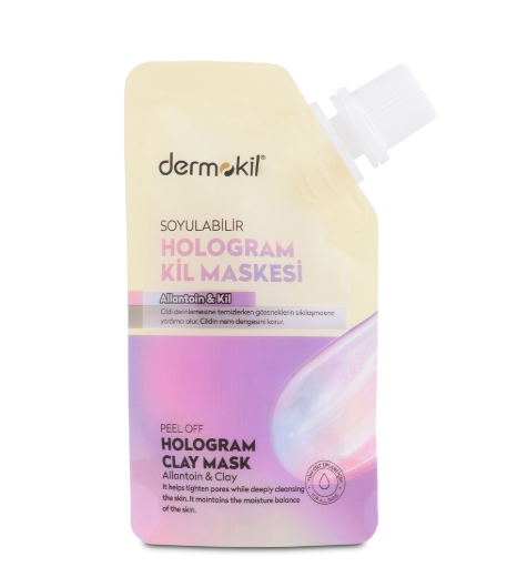 MaskelerDERMOKİLDERMOKİL SOYULABİLİR HOLOGRAM KİL MASKESİ 50 ML