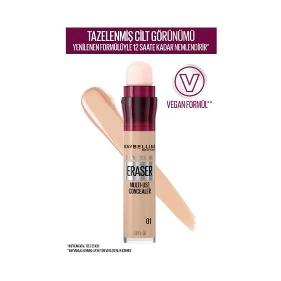 MAYBELLİNE NEW YORK INTANT ANTİ AGE ERASER 01 LIGHT