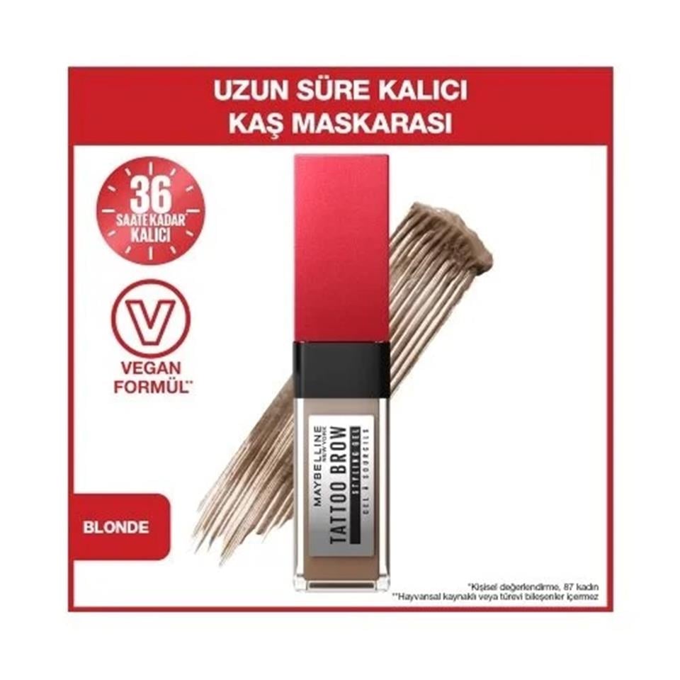 MAYBELLİNE NEW YORK TATTO BROW 3DAY STLİNG GEL 250  BLONDE