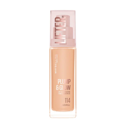 MAYBELLİNE NEW YORKMAYBELLİNE NEW YORK LİFTER PLUMP & GLOW NİASİNAMİD VE HYALÜRONİK ASİT İÇEREN AYDINLATAN FONDÖTEN - 114