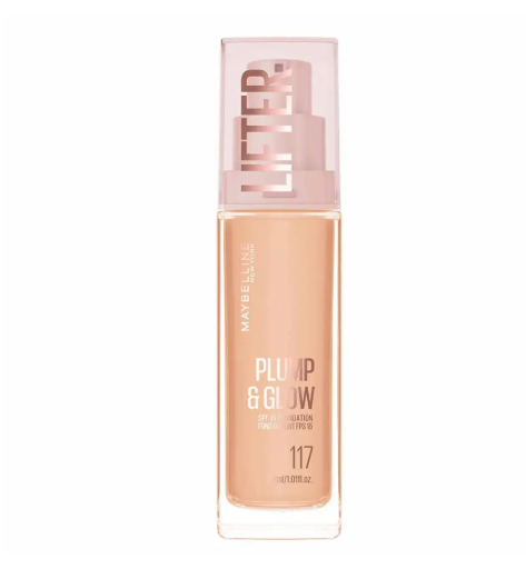 MAYBELLİNE NEW YORKMAYBELLİNE NEW YORK LİFTER PLUMP & GLOW NİASİNAMİD VE HYALÜRONİK ASİT İÇEREN AYDINLATAN FONDÖTEN - 117