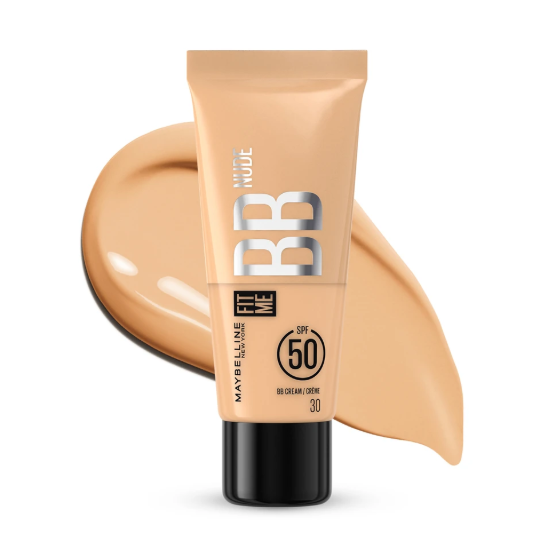 MAYBELLİNE NEW YORKMAYBELLİNE NEW YORK FİT ME NUDE CİLT BAKIMI ETKİLİ NEMLENDİRİCİ SPF50 BB KREM 30 ML - 30