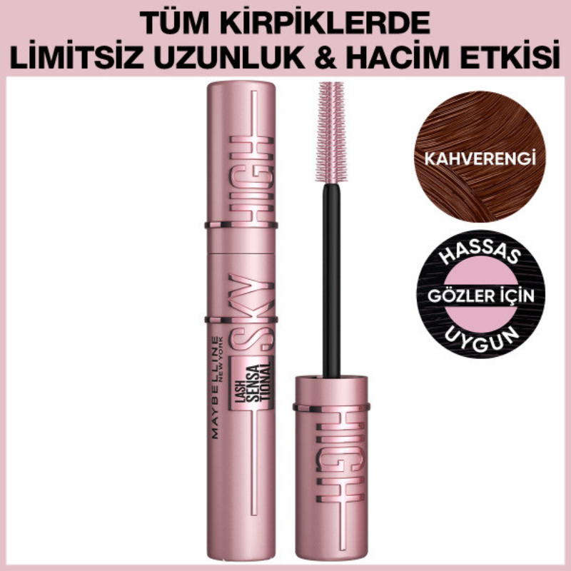 MAYBELLİNE NEW YORKMAYBELLİNE NEW YORK LASH SENSATİONAL SKY HİGH BROWN MASCARA