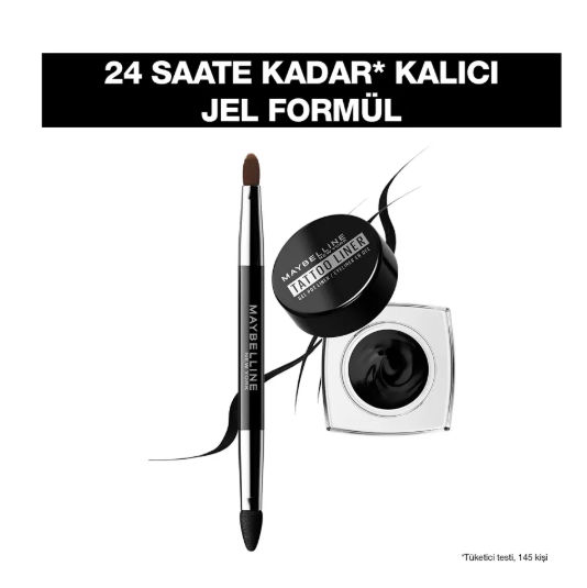 MAYBELLİNE NEW YORKMAYBELLİNE NEW YORK TATTOO LİNER GEL POT EYELİNER- SİYAH
